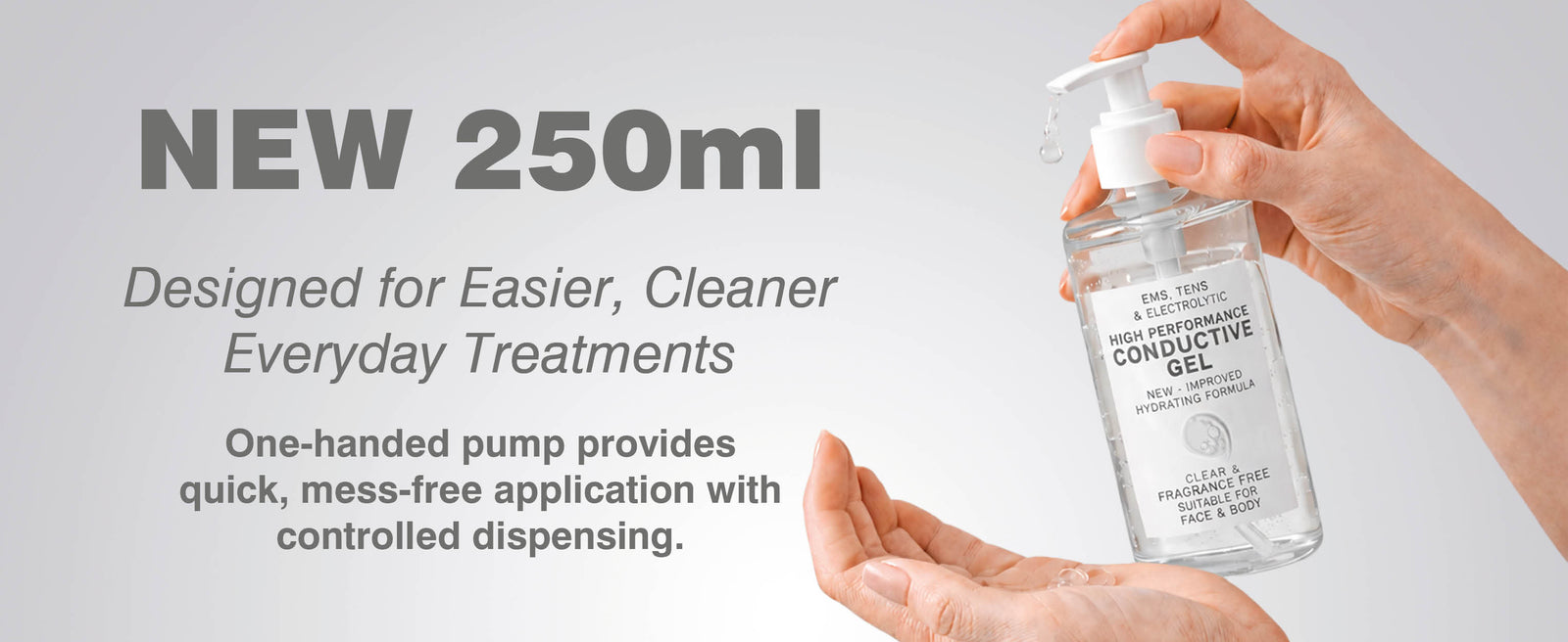 EMS, TENS, Electrolytic and Micro-Current Toning Conductive Gel 250ml