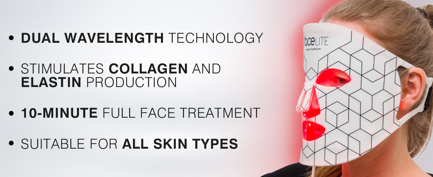 faceLITE beauty boosting LED face mask