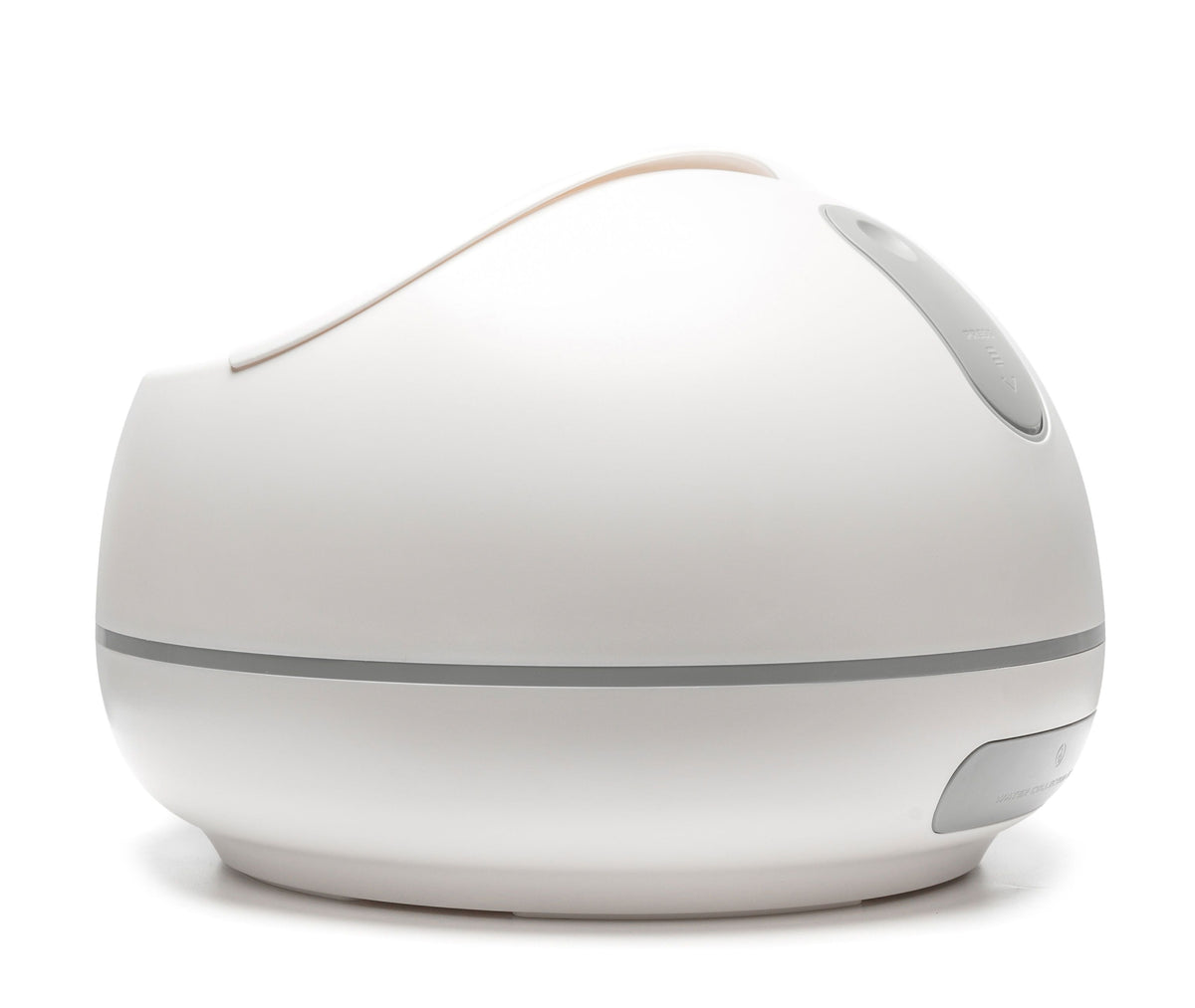 side view of steam foot spa