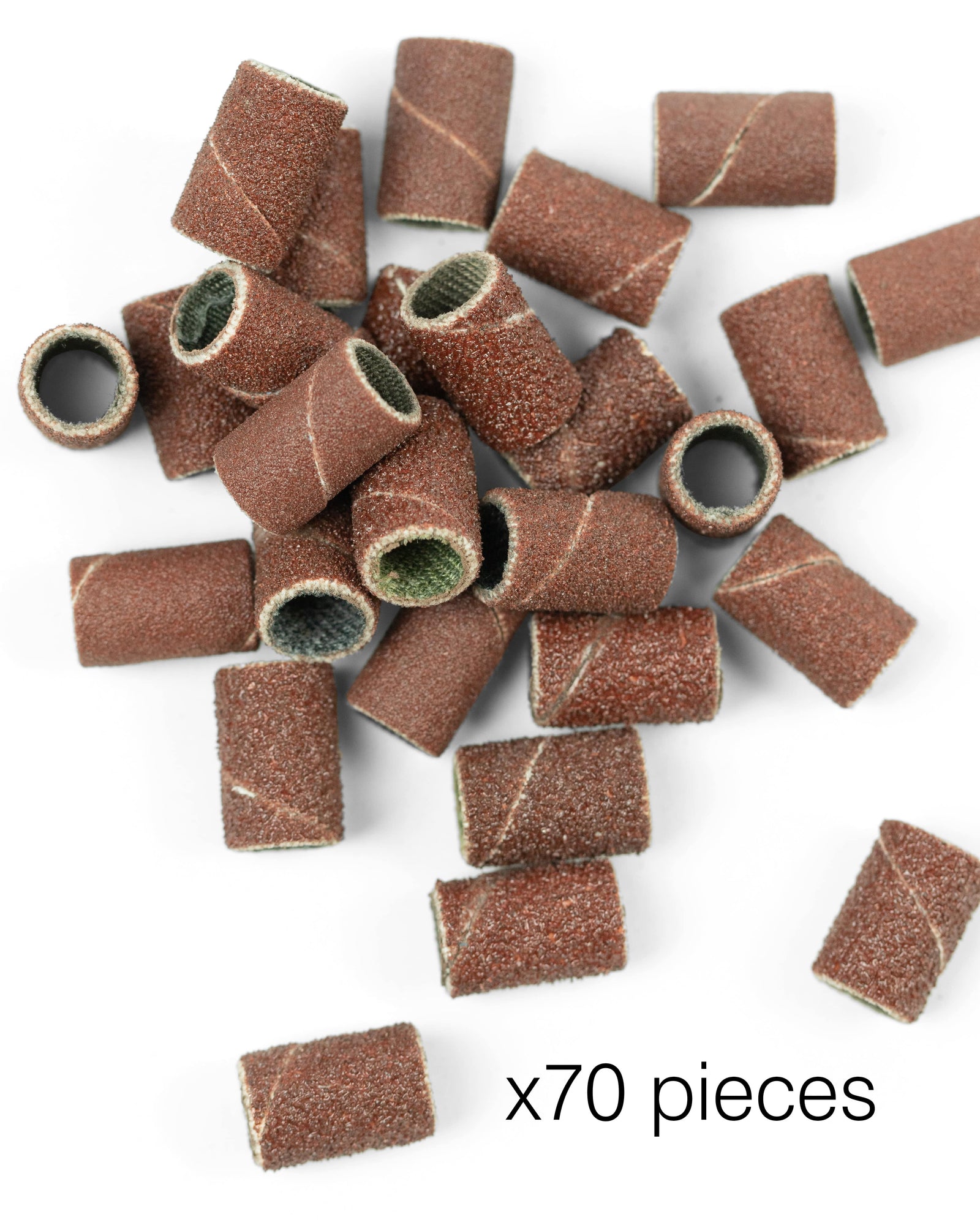 mandrel head sanding bands captioned x70 pieces