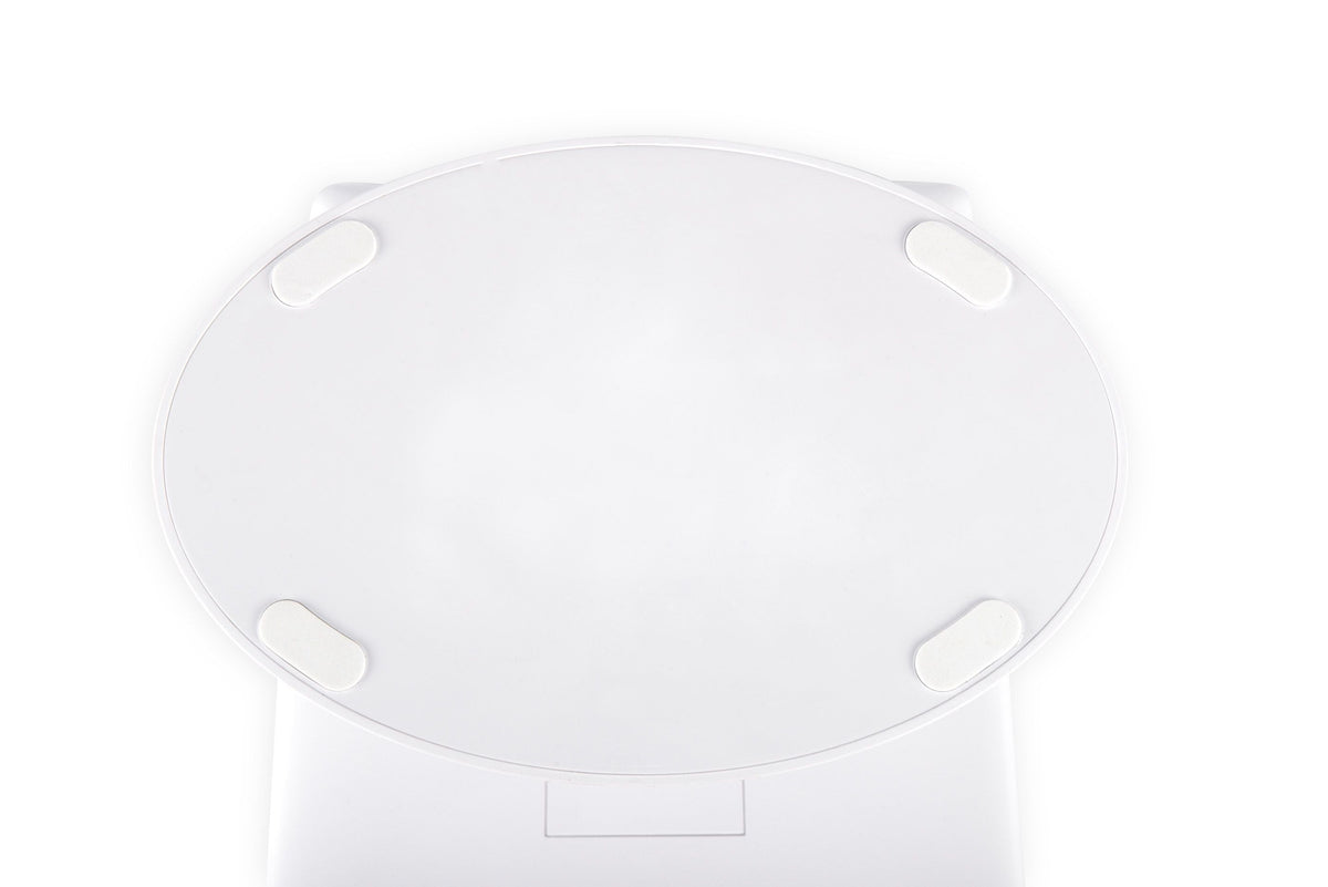 view of under the base of mirror with anti slip grips 